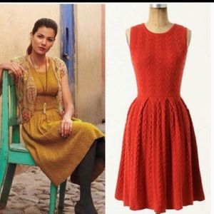 Anthropologie beautiful and comfy sweater dress- like new!